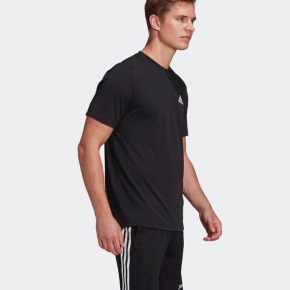 Adidas Aeroready Designed Move Feelready Sport Tee - Picture 4 of 7